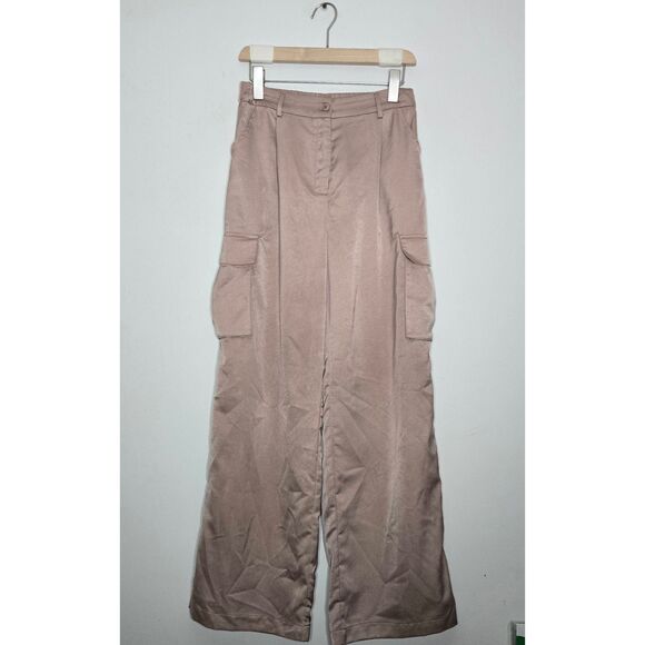 Illa Illa Silky Cargo Pants Size Small Pull On Comfort Stylish - Picture 1 of 8